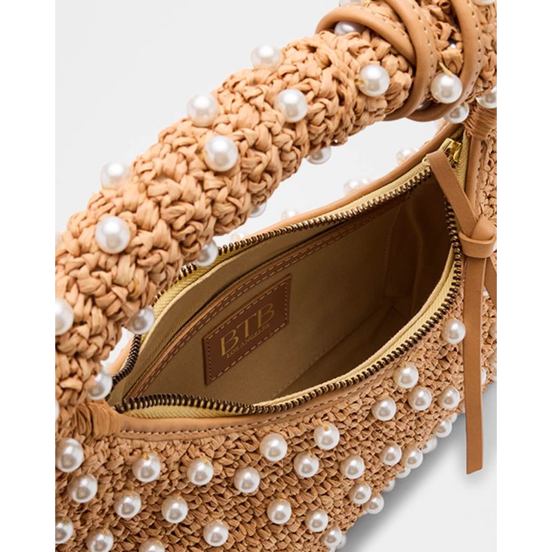 Bolsa Shoulder Maeve Pearly Raffia