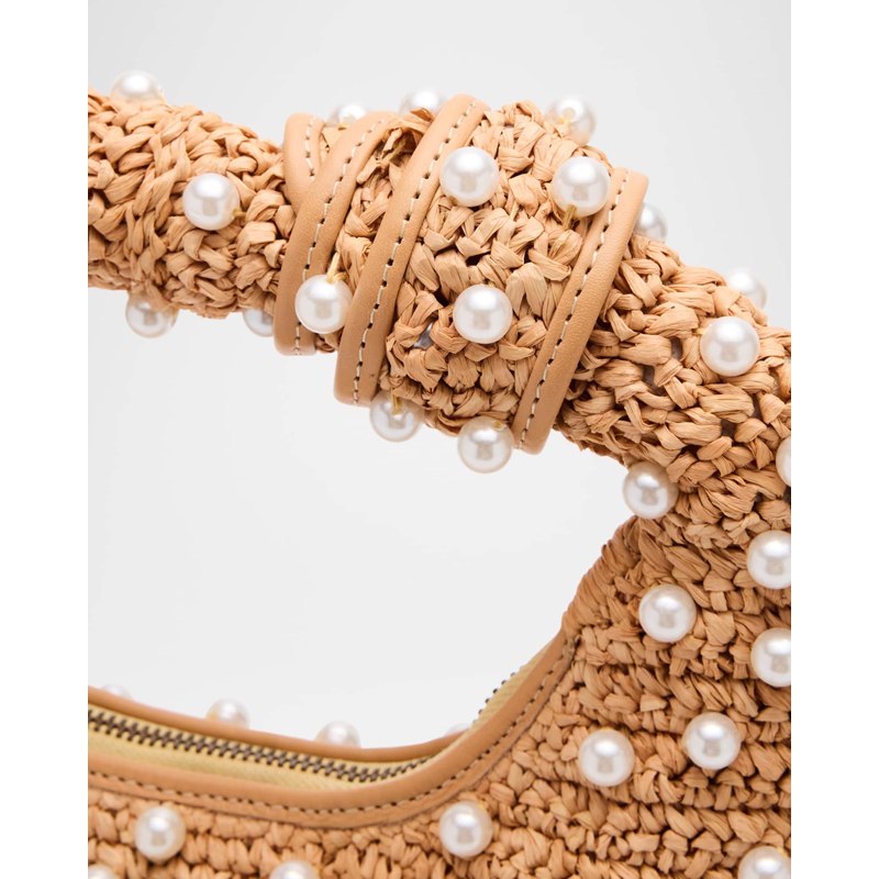 Bolsa Shoulder Maeve Pearly Raffia