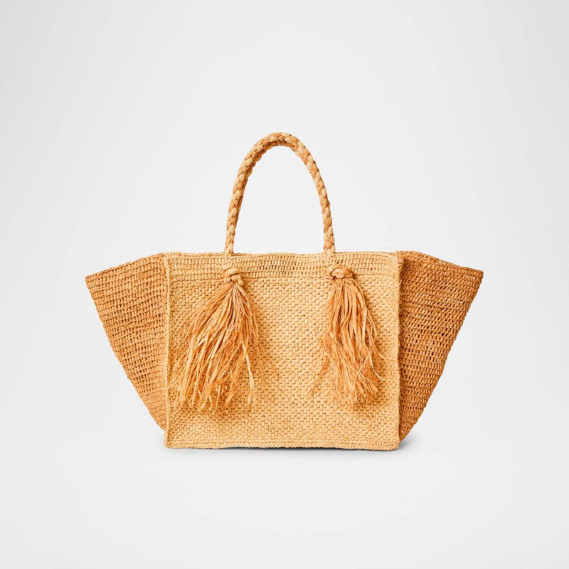 Bolsa Beach Lucas Large Tassel Straw - Mercado de Luxo - O Maior E-Commerce de Bens, Produtos e Serviços de Luxo do Brasil.