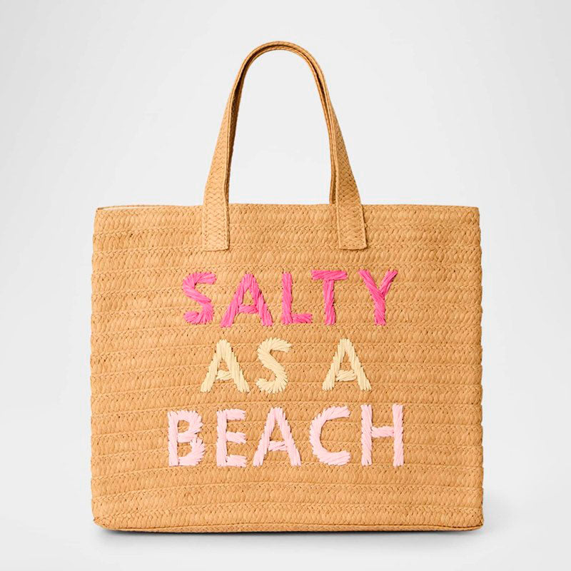 Bolsa Beach Salty as a Beach Straw - Mercado de Luxo - O Maior E-Commerce de Bens, Produtos e Serviços de Luxo do Brasil.
