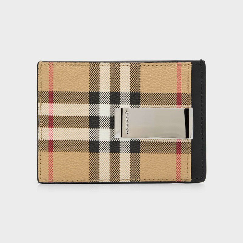 Bolsa Wallet Vintage Check Money Clip - Mercado de Luxo - O Maior E-Commerce de Bens, Produtos e Serviços de Luxo do Brasil.