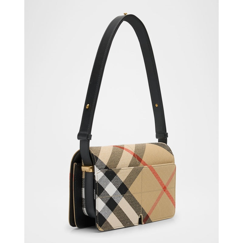 Bolsa Shoulder Snip Check Jacquard-Woven