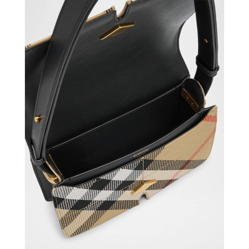 Bolsa Shoulder Snip Check Jacquard-Woven