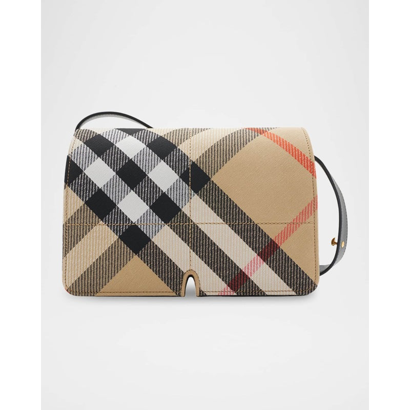 Bolsa Shoulder Snip Check Jacquard-Woven