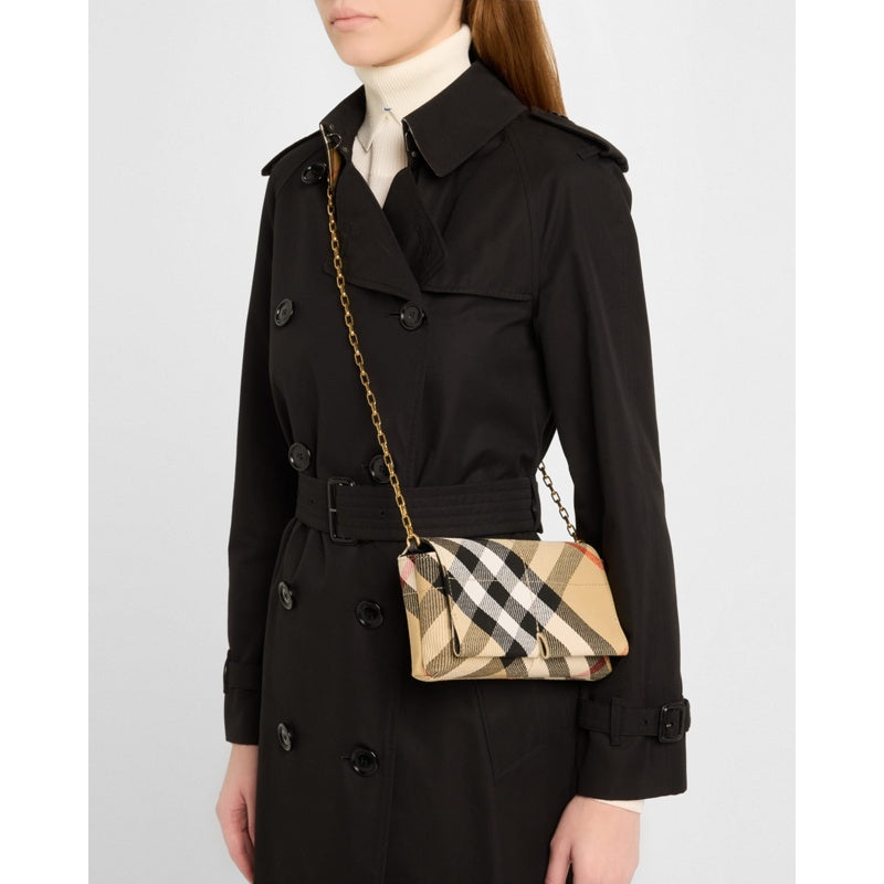 Bolsa Shoulder Snip Mini Check Jacquard
