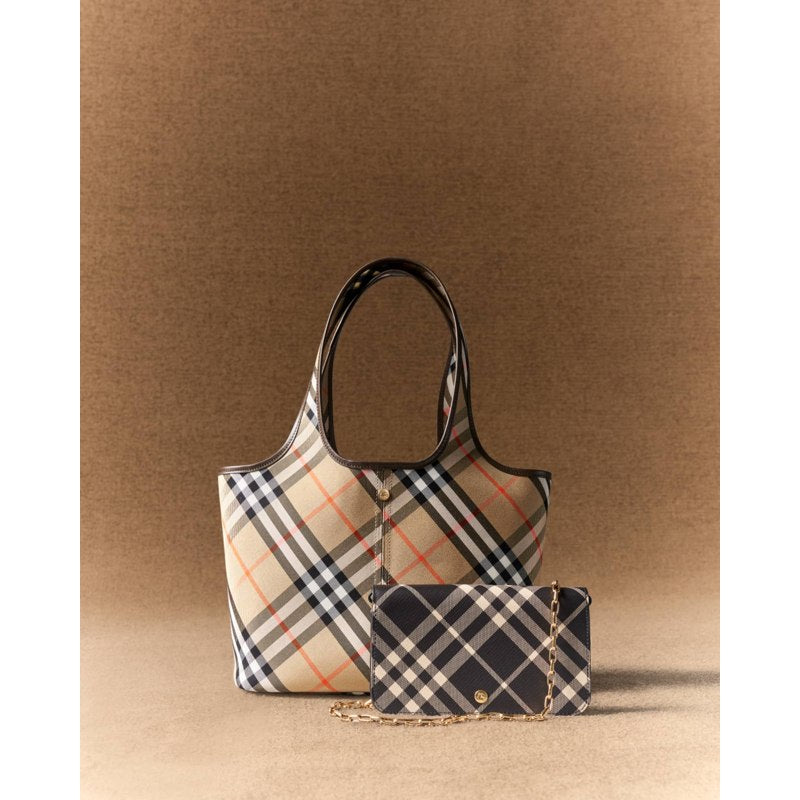 Bolsa Shopper Small East-West Check