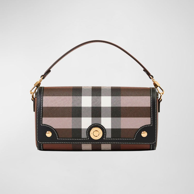 Bolsa Crossbody Note Check Canvas  - Mercado de Luxo - O Maior E-Commerce de Bens, Produtos e Serviços de Luxo do Brasil.