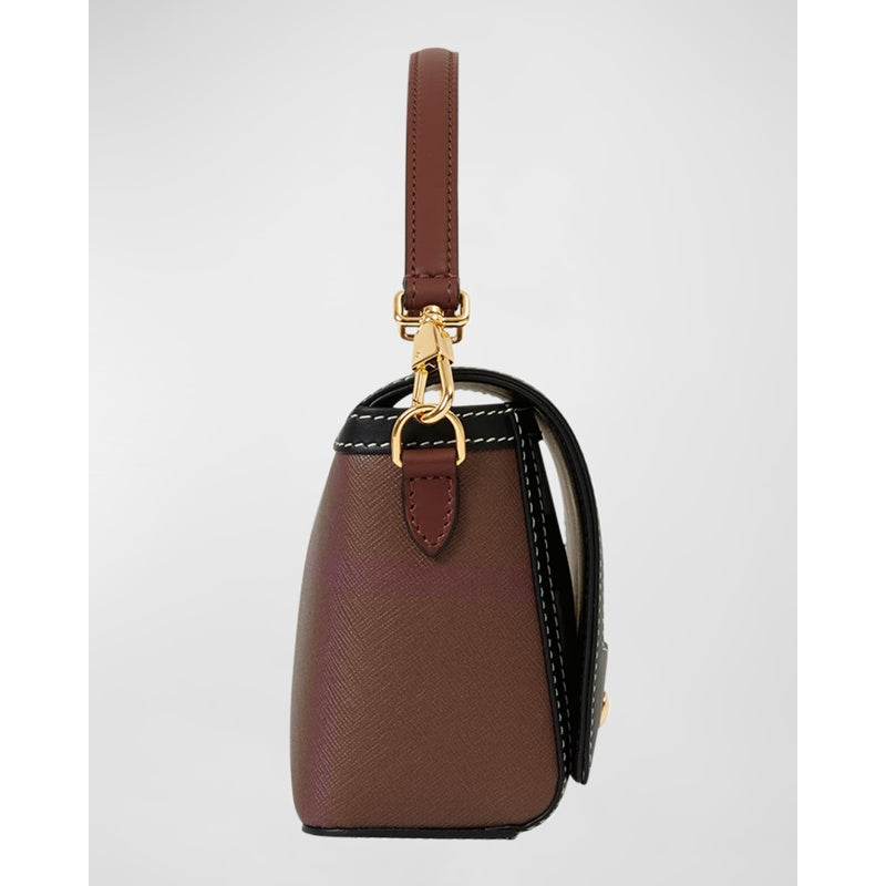 Bolsa Crossbody Note Check Canvas