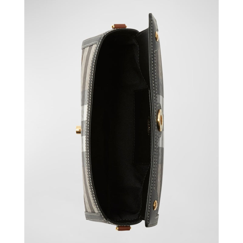 Bolsa Shoulder Note Check Canvas