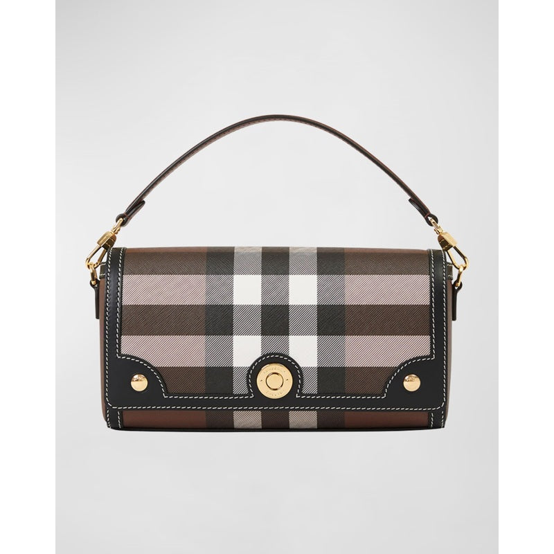 Bolsa Shoulder Note Check Canvas