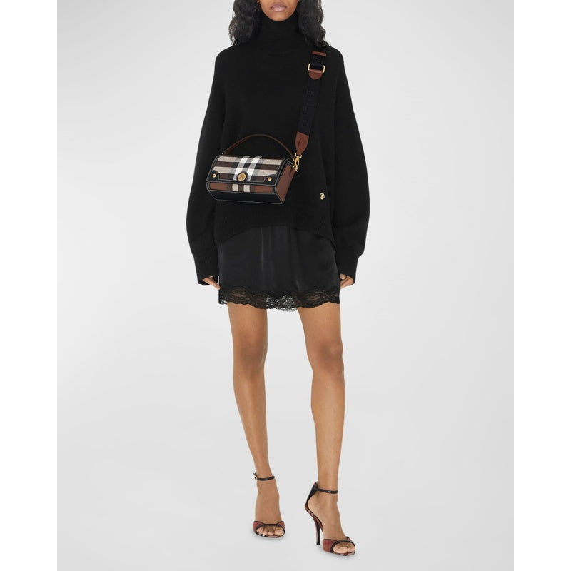 Bolsa Handle Note Check Canvas