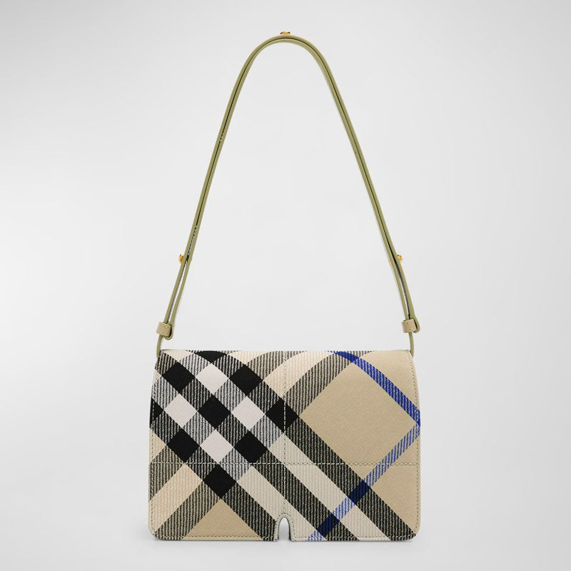 Bolsa Crossbody Snip Check Jacquard - Mercado de Luxo - O Maior E-Commerce de Bens, Produtos e Serviços de Luxo do Brasil.