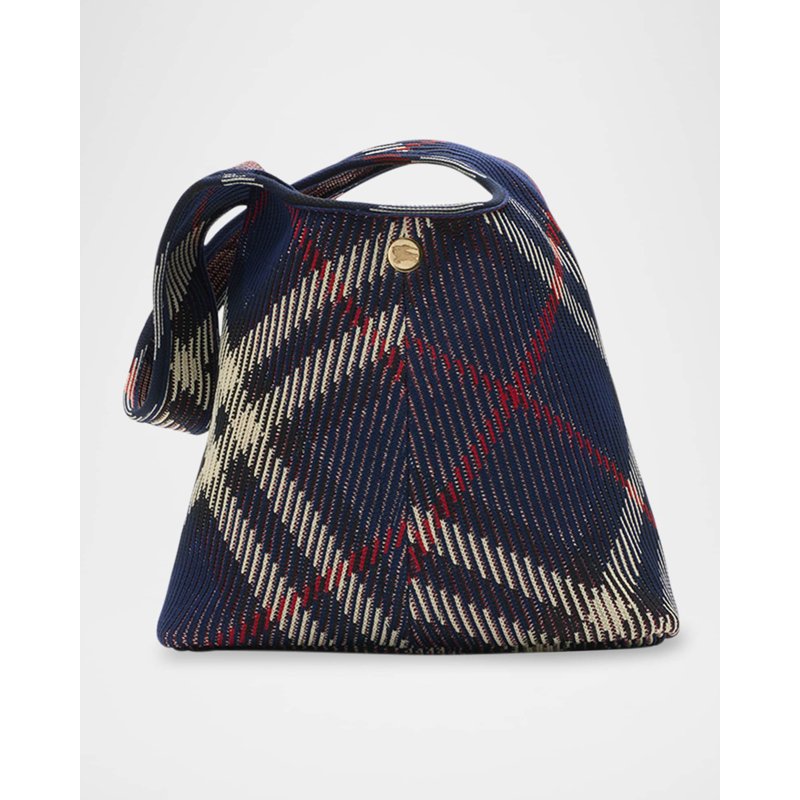 Bolsa Shoulder Small Check Knit