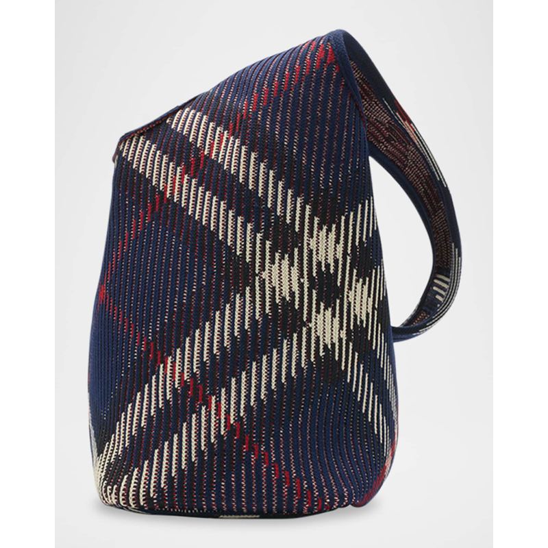 Bolsa Shoulder Small Check Knit
