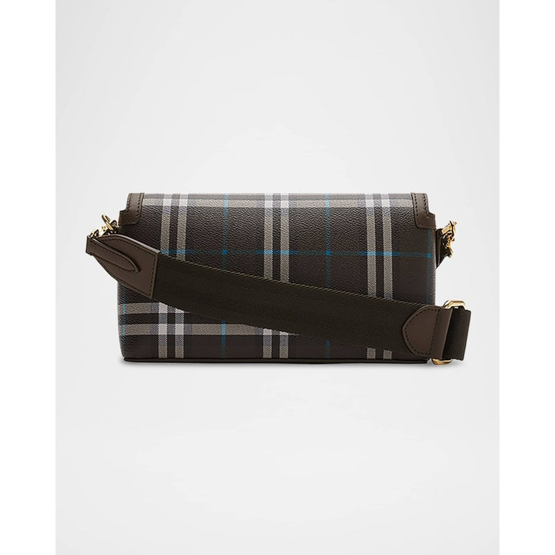 Bolsa Crossbody Note Small Check Canvas