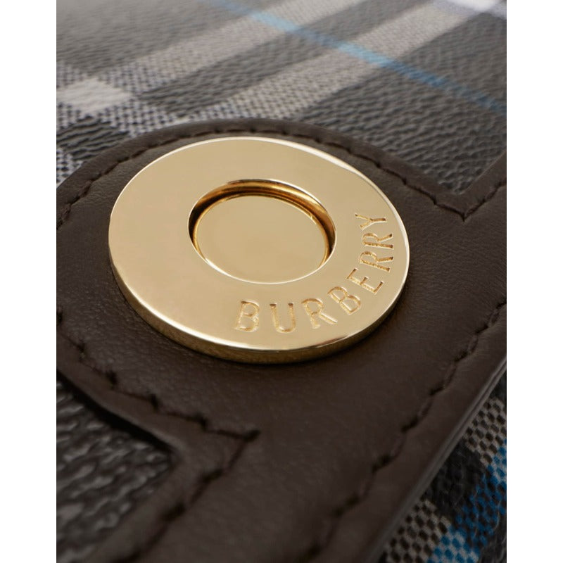 Bolsa Crossbody Note Small Check Canvas