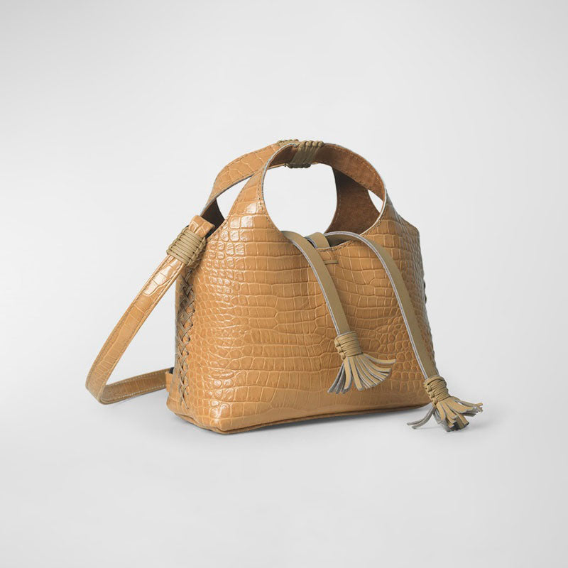 Bolsa Crossbody City Micro Croc-Embossed - Mercado de Luxo - O Maior E-Commerce de Bens, Produtos e Serviços de Luxo do Brasil.