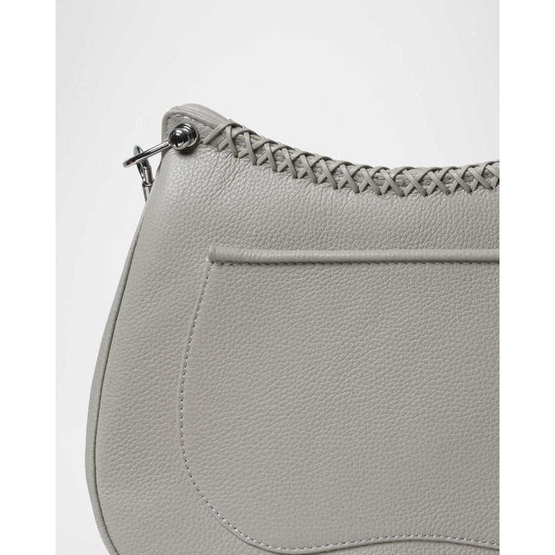 Bolsa Crossbody Medium Saddle Grained Bg