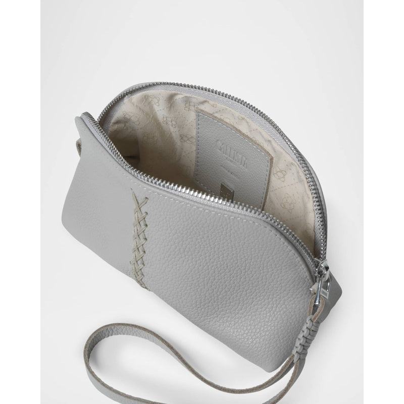 Bolsa Wallet Zip Grained Wristlet