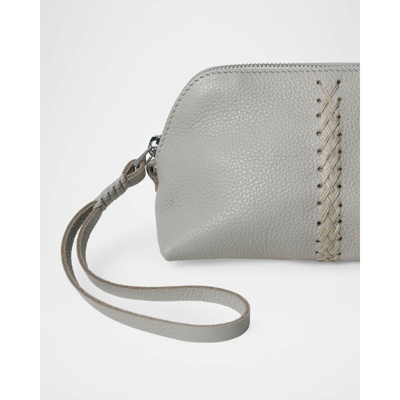 Bolsa Wallet Zip Grained Wristlet