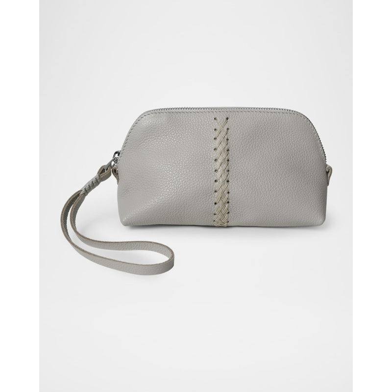 Bolsa Wallet Zip Grained Wristlet
