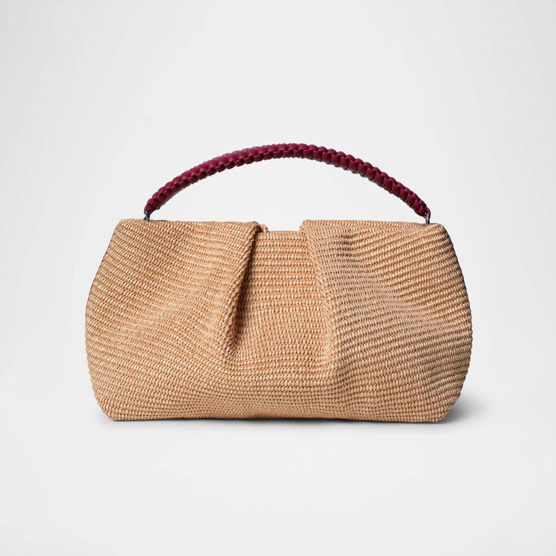 Bolsa Clutch Maxi Pleated Woven - Mercado de Luxo - O Maior E-Commerce de Bens, Produtos e Serviços de Luxo do Brasil.