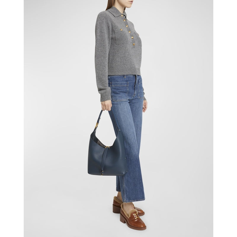 Bolsa Shoulder Marcie Small in Grained Calfskin