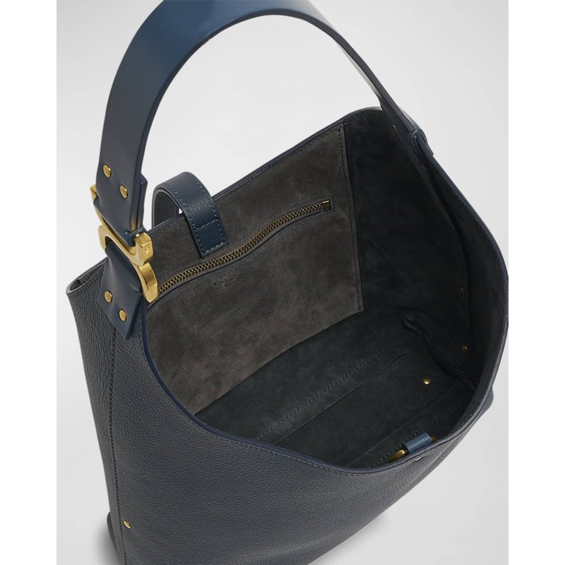 Bolsa Shoulder Marcie Small in Grained Calfskin