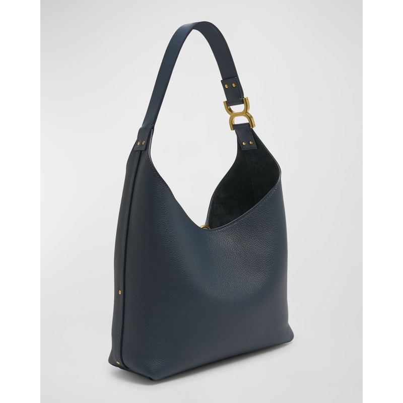Bolsa Shoulder Marcie Small in Grained Calfskin