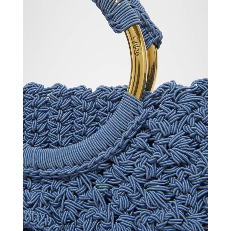 Bolsa Beach Passementerie Crochet  in Fabric