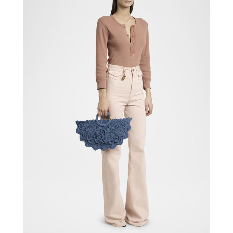 Bolsa Beach Passementerie Crochet  in Fabric