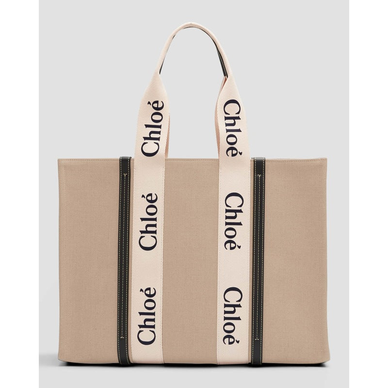 Bolsa Shopper Woody Large in Linen