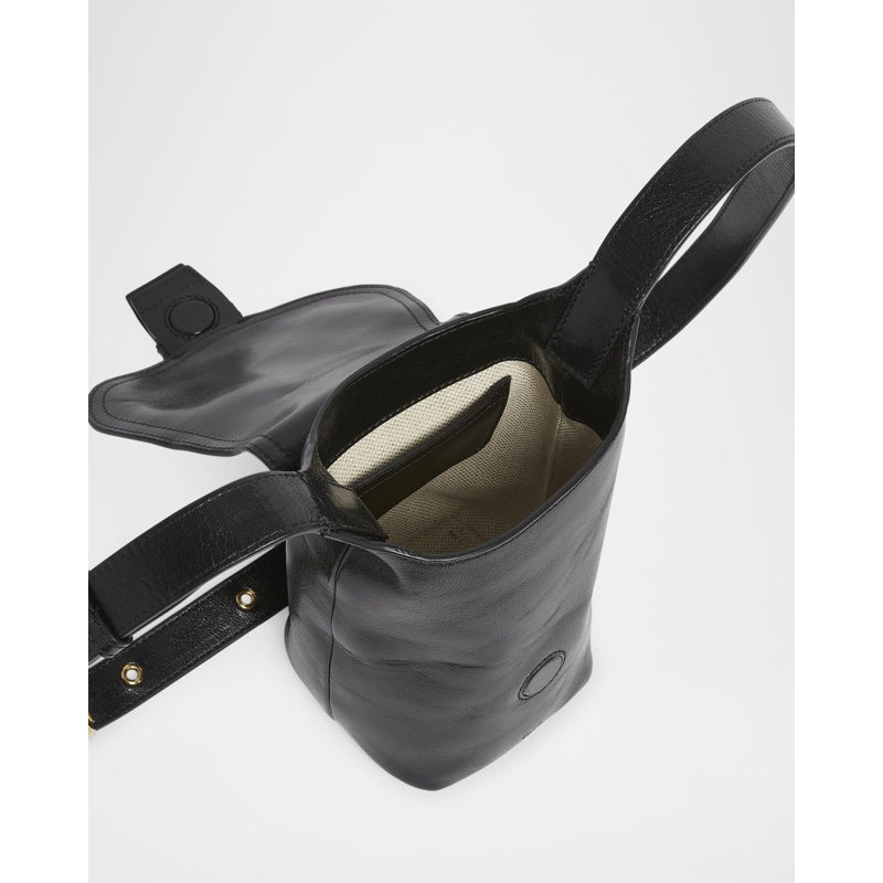 Bolsa Shoulder Camera in Natural Shiny Buffalo