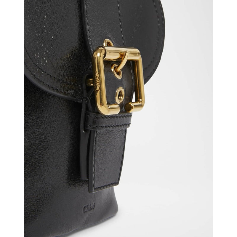 Bolsa Shoulder Camera in Natural Shiny Buffalo
