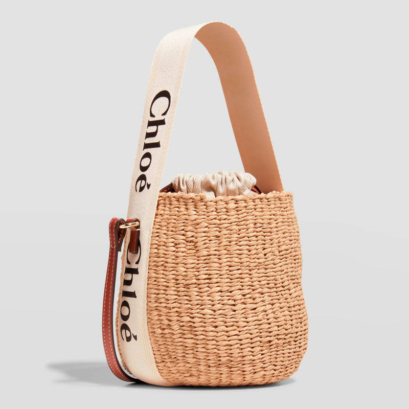 Bolsa Bucket Woody Small Mifuko Basket in Fair Trade Paper Embellished with Linen - Mercado de Luxo - O Maior E-Commerce de Bens, Produtos e Serviços de Luxo do Brasil.