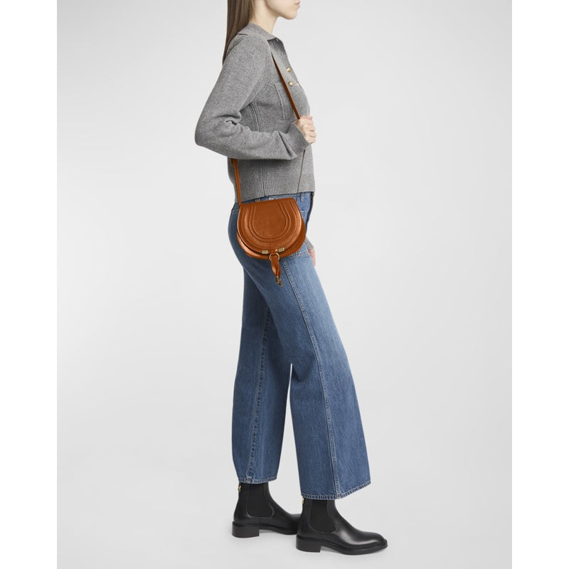Bolsa Crossbody Marcie Small in Shiny Calfskin