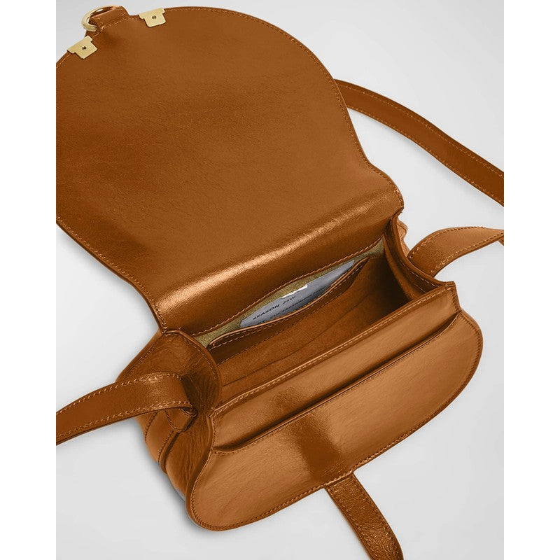 Bolsa Crossbody Marcie Small in Shiny Calfskin