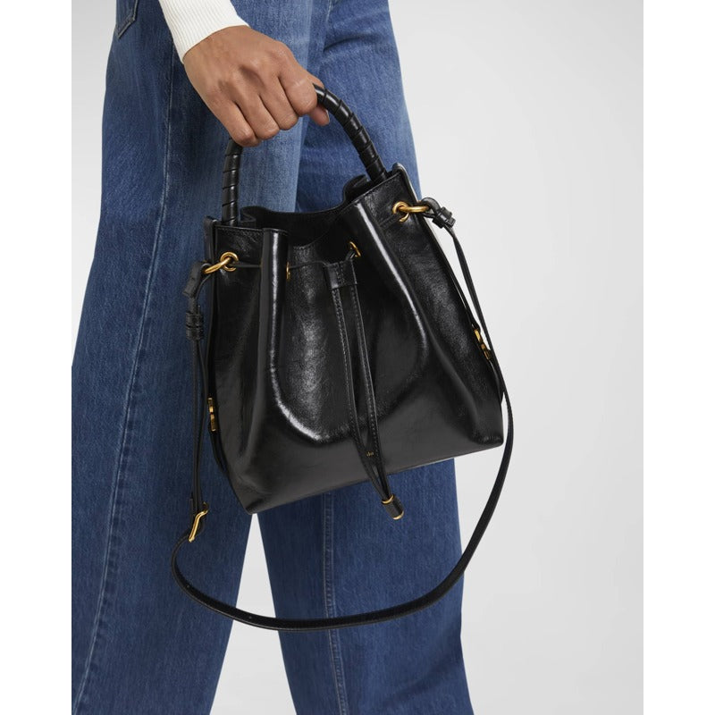Bolsa Shoulder Marcie in Shiny Calfskin
