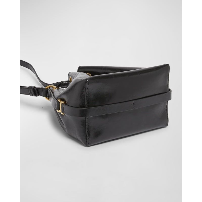 Bolsa Shoulder Marcie in Shiny Calfskin