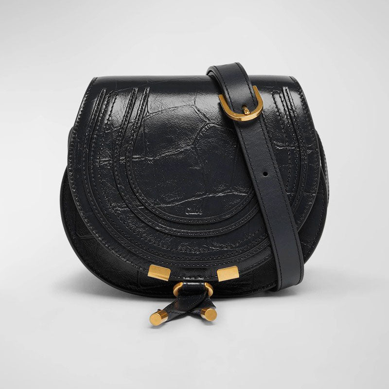 Bolsa Crossbody Marcie Small in Croc-Embossed Calfskin - Mercado de Luxo - O Maior E-Commerce de Bens, Produtos e Serviços de Luxo do Brasil.