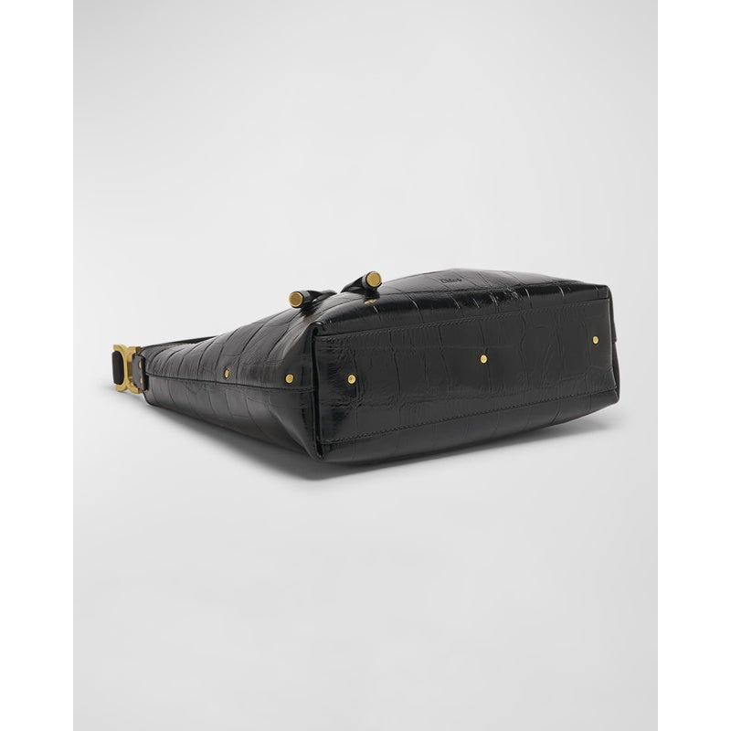 Bolsa Shoulder Marcie Small in Croc-Embossed