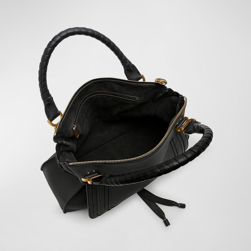 Bolsa Handle Marcie Large Double Carry Satchel in Grained - Mercado de Luxo - O Maior E-Commerce de Bens, Produtos e Serviços de Luxo do Brasil.