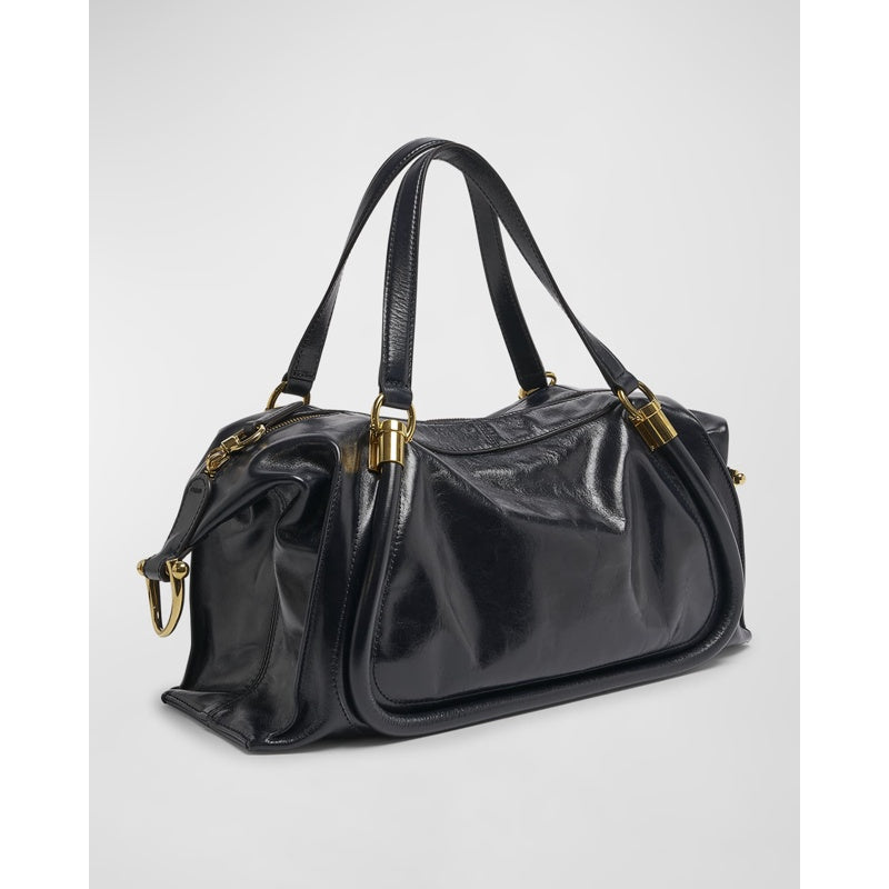 Bolsa Shoulder Paraty 24 Large in Shiny Calfskin