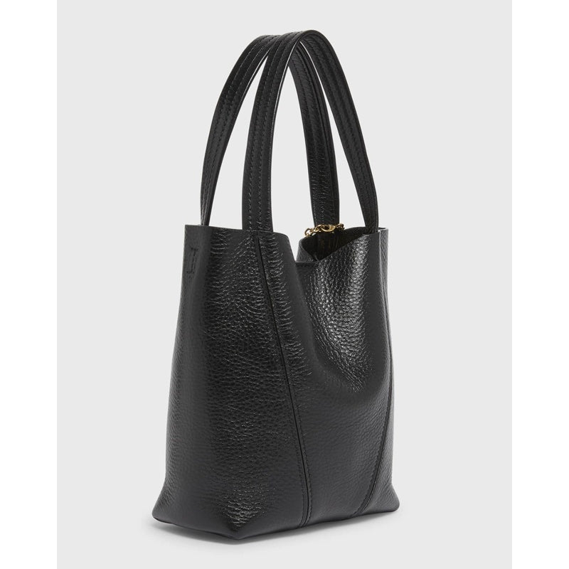 Bolsa Shopper Spin Mini in Grained Calfskin