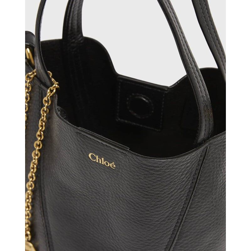 Bolsa Shopper Spin Mini in Grained Calfskin