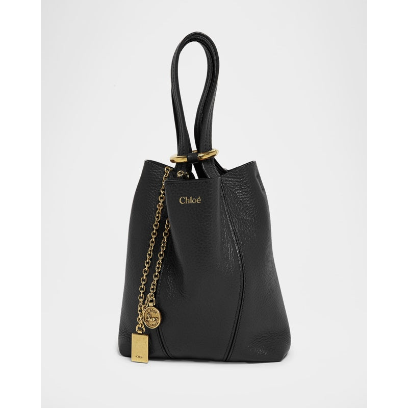 Bolsa Shopper Spin Mini in Grained Calfskin