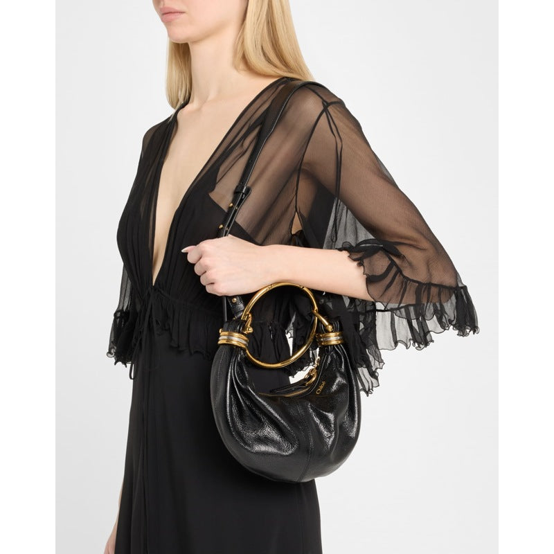 Bolsa Crossbody Mini Bracelet Grained