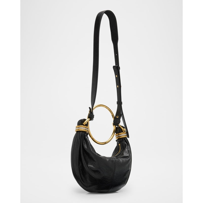 Bolsa Crossbody Mini Bracelet Grained