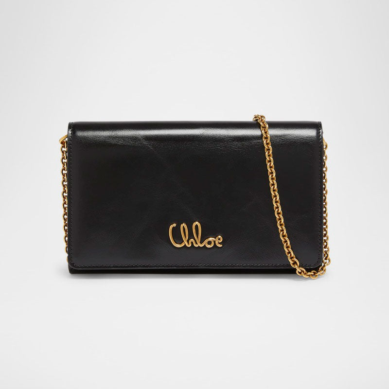 Bolsa Crossbody Iconic Flap on Chain in Shiny Calfskin - Mercado de Luxo - O Maior E-Commerce de Bens, Produtos e Serviços de Luxo do Brasil.