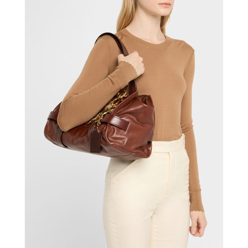 Bolsa Shoulder Kerala 25 in Vegetable Tanned